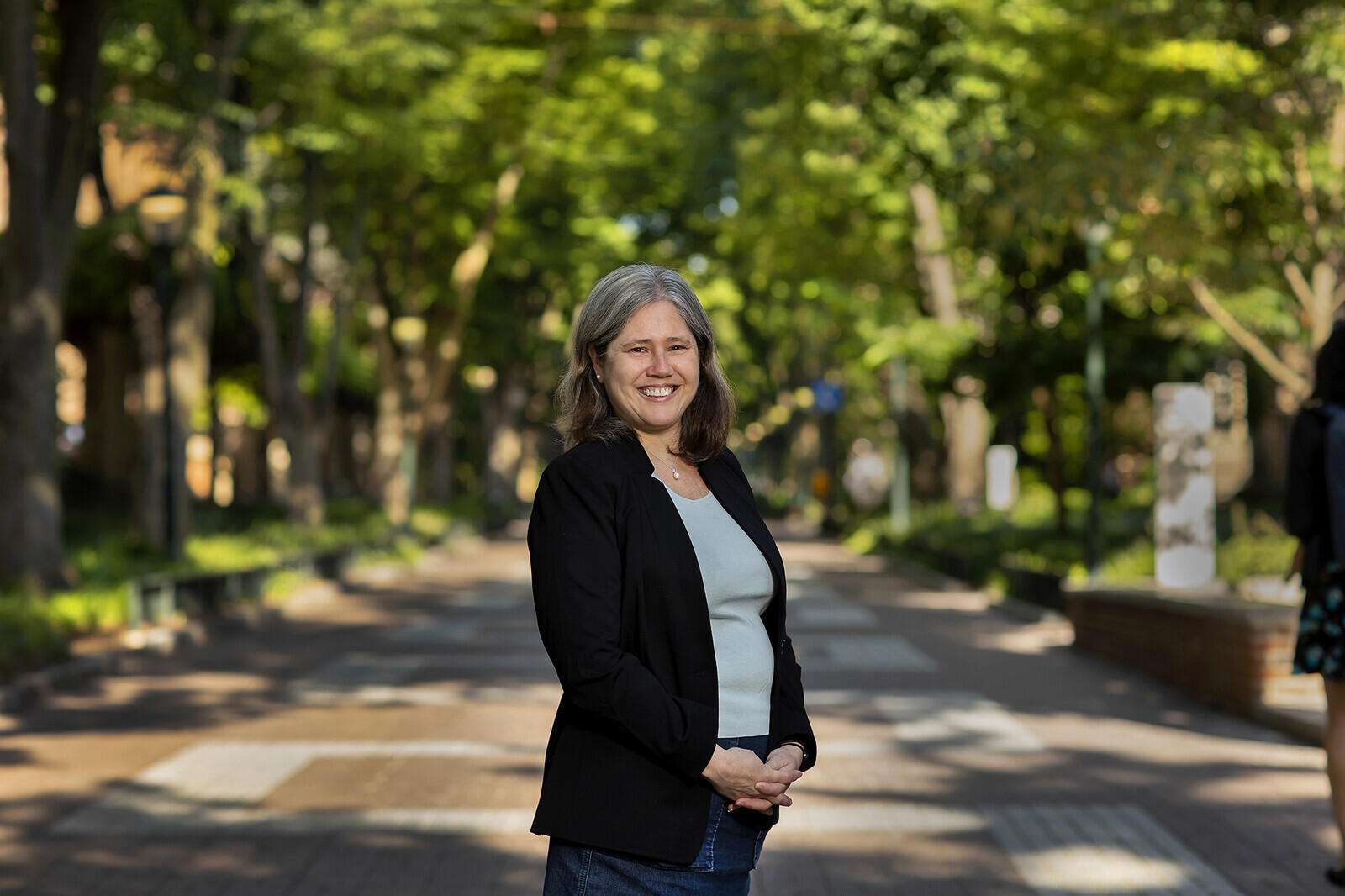 Deputy provost Beth Winkelstein on Locust Walk